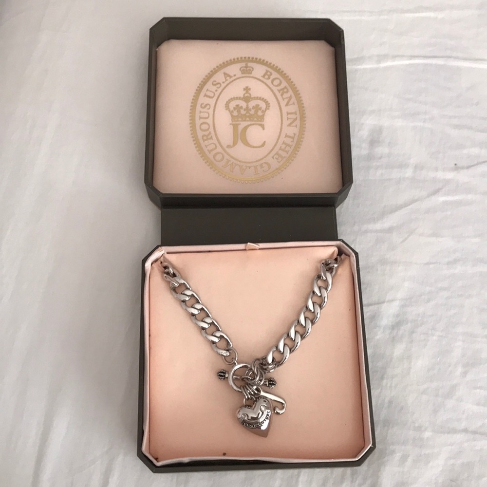 Juicy Coutore Banner Heart Starter Necklace